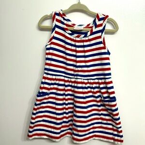 Hanna Andersson Red, White, & Blue sun dress. Size 3